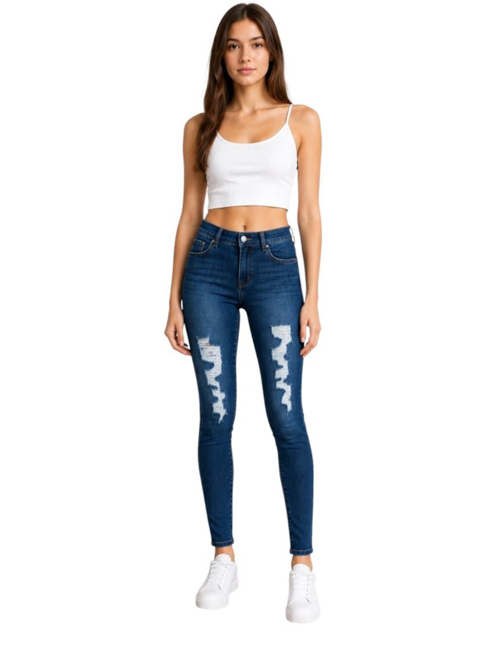 Miller Jeans Deluxe Brazilian Skinny Stretch Jeans NWT Women XS US 0 Blue
